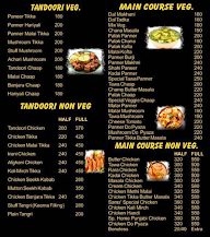 Sam Kitchen menu 2