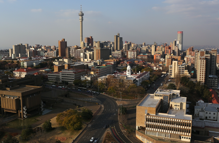 The Johannesburg skyline. Picture: THE TIMES/ALON SKUY