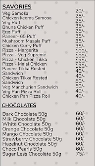 Justbake menu 2