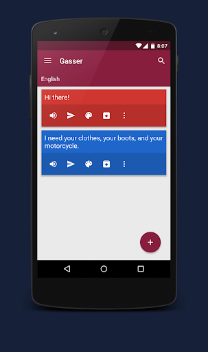 Gasser text-to-speech notes