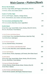 Ruhe Organic Cafe menu 3