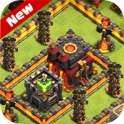 Town Hall 10 Trophy Base Layout  Icon