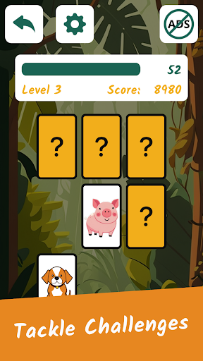 Screenshot Kids Memory Game: Animals