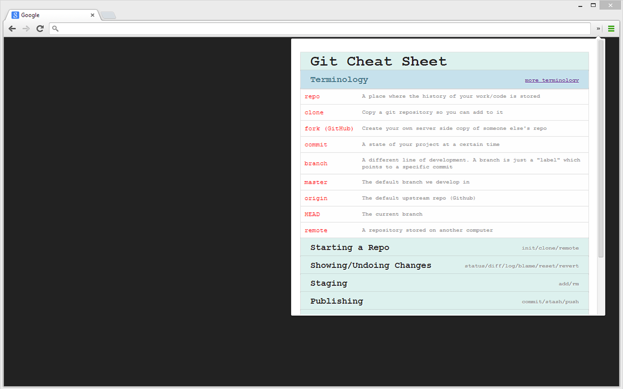 Git Cheat Sheet Preview image 3