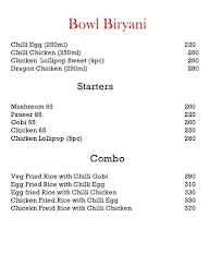 The Bowl Biryani menu 2