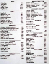 Punjabi Kitchen menu 1