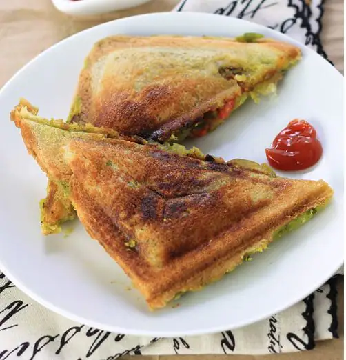 Veg Toast Sandwich