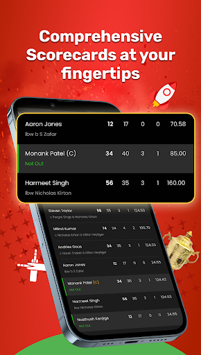 Screenshot CricRocket: Live Cricket Score