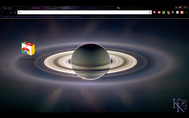 Saturn by Cassini Theme chrome extension