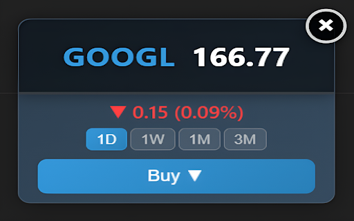SesS - Instant Stock Info While Browsing