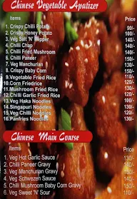 Vrinda's Food menu 2