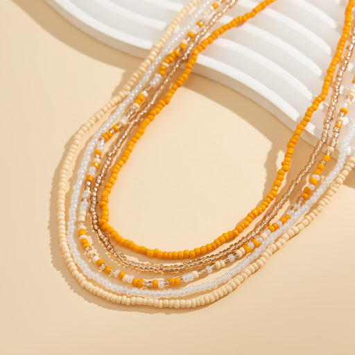 Title 30, Beach Bead Navel Waist Chain Elastic Beaded. En...