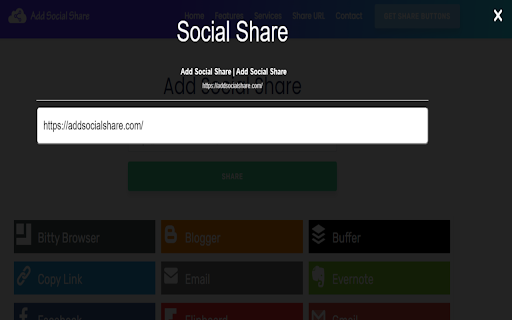 Add Social Share: Get Sharing Freedom