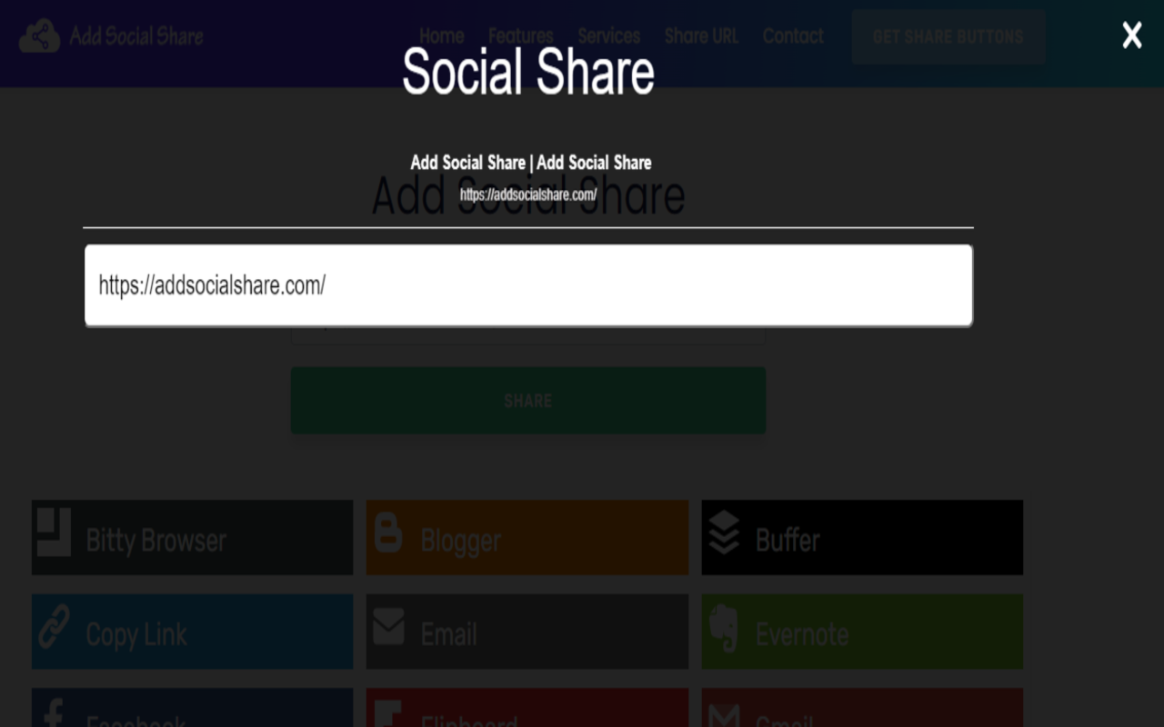 Add Social Share: Get Sharing Freedom Preview image 2