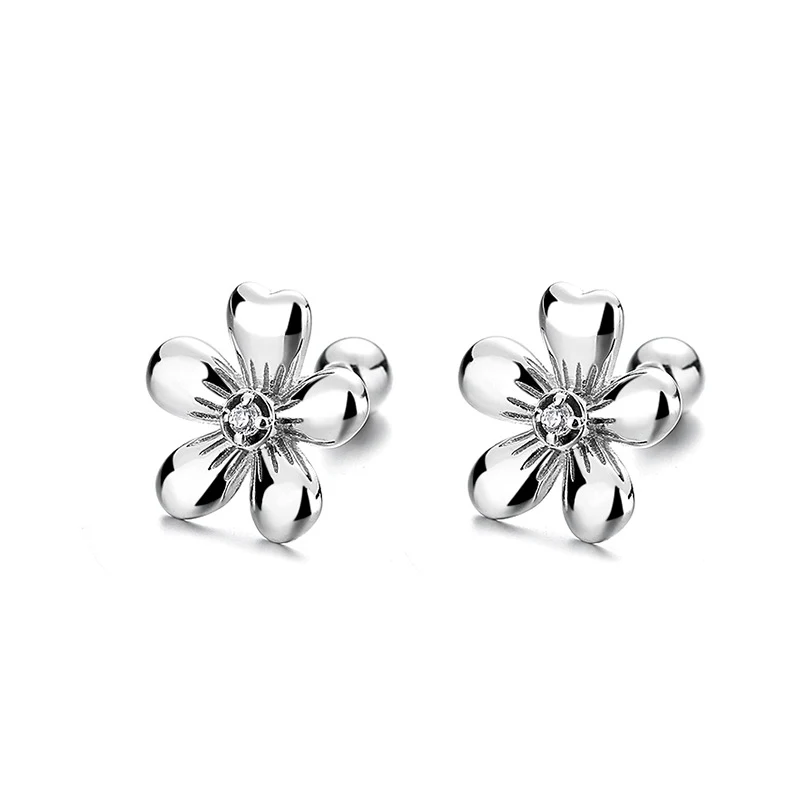 Dames oorbellen met vijfbladige bloemknop, minimalistisch, persoonlijkheid, veelzijdig draagbaar, voor een stijlvol temperament en perfecte match.