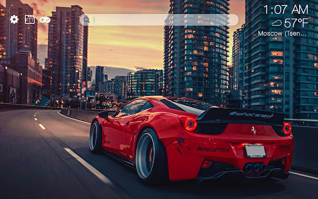 Ferrari HD new free tab theme