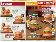 Burger King menu 1