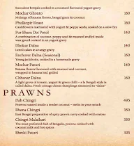 Ballygunge Cuisine menu 1