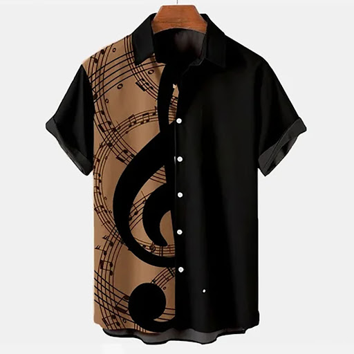 Title 1, Mens Summer Loose Trendy Short-sleeved Shirt. ...