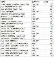 Mahesh Coldrink Center menu 1