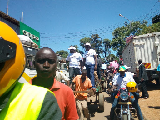 Boda boda operators protest in Kericho, calling on to Kapsoit MCA Paul Chirchir to resign.