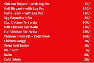 Modern Chicken Biryani menu 1