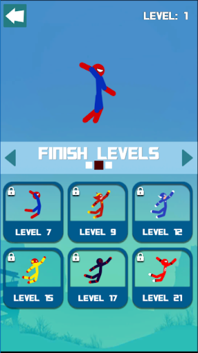 Super Hero Hook: Stickman Rope Swing screenshots 10