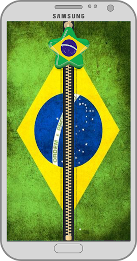 Brasil zipper lock screen