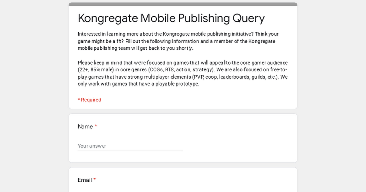 What(games) - F2P mobile publisher