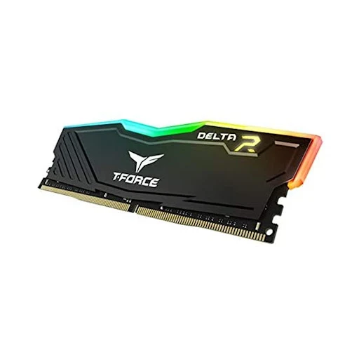 Bộ nhớ/ RAM Team T-Force Delta Black RGB 16GB (1x16GB) DDR4 3200 Mhz (TF3D416G3200HC16C01)