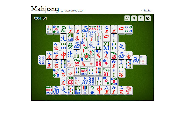 Mahjong by SkillGamesBoard chrome extension