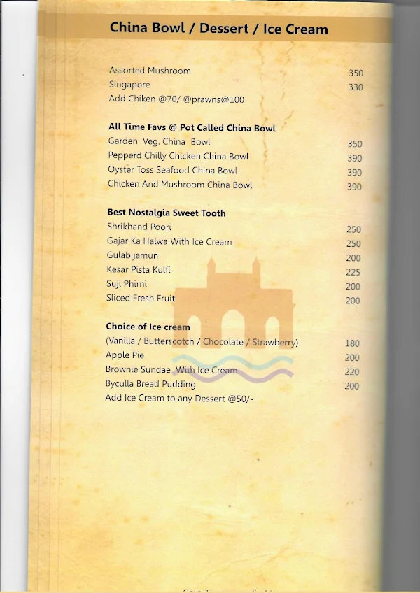 Ghar Ka Khaana - Mumbai House menu 