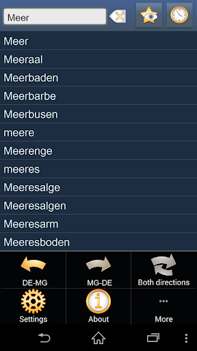 German Malagasy dictionary