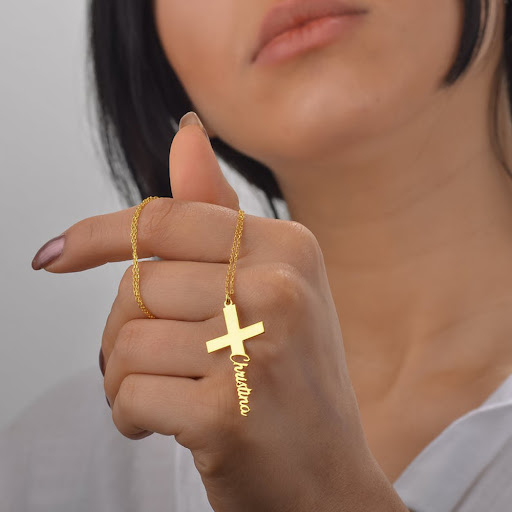 Title 2, Stainless Steel DIY Cross Necklace Create your ...