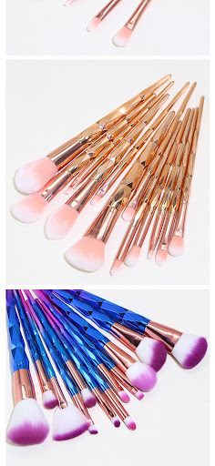 Title 8, Diamond Handle Makeup Brush Multifunctional Bea...