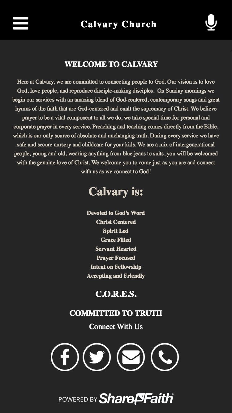 Calvary Eau Claire Screen 2