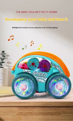Title 4, Electric Tumbling Light Music Educational Toy C...