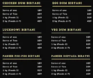 Mr Biryani menu 1