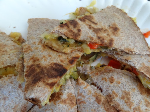 Zuchinni Quesadilla