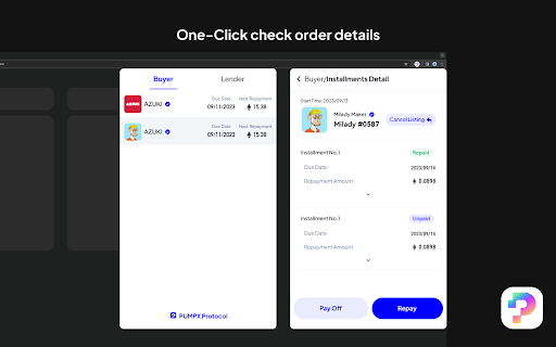PumpX - Buy NFT Pay Later on Blur