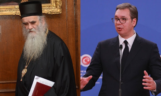 Amfilohije: Nismo zabranili dolazak Vučića u Crnu Goru već ga bratski zamolili