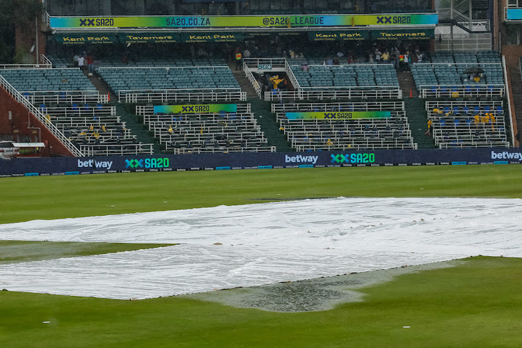 The SA20 match between the Joburg Super Kings and Paarl Royals was abandoned due to rain at the Wanderers Stadium in Johannebsurg.