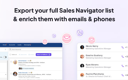 FullEnrich—Scrape LinkedIn, Find Email &Phone