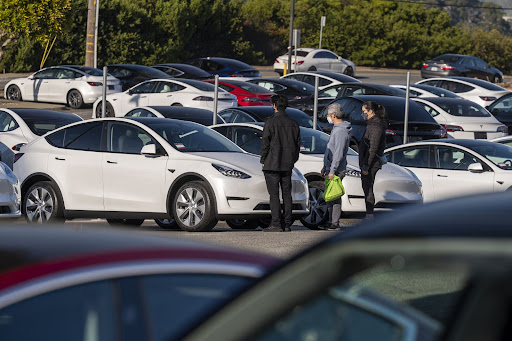 Tesla reported sales that fell short of Wall Street estimates, citing delivery and production bottlenecks, and prompting Elon Musk to assure investors that demand for his company’s cars remains strong.