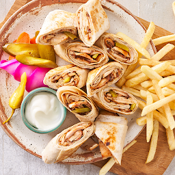 Saj Caramelized Chicken Shawarma 