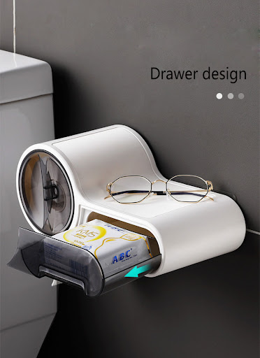 Title 3, Home toilet bathroom roll holder. Provides conv...