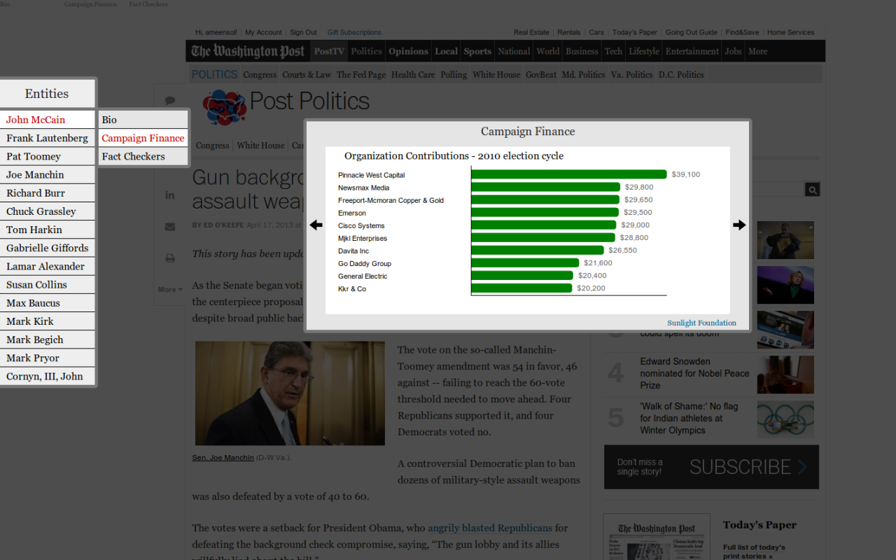 Data Explorer - US Politics Preview image 1