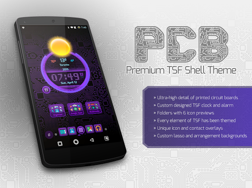 PCB Purple ⁞ TSF Shell 3 Theme