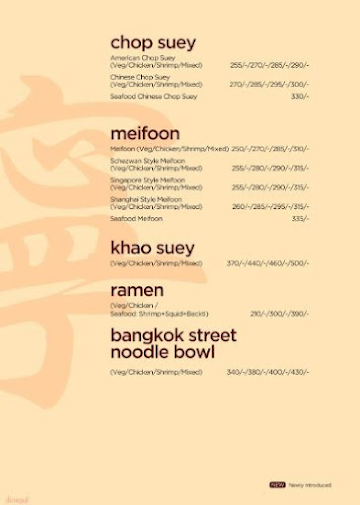 Chowman menu 