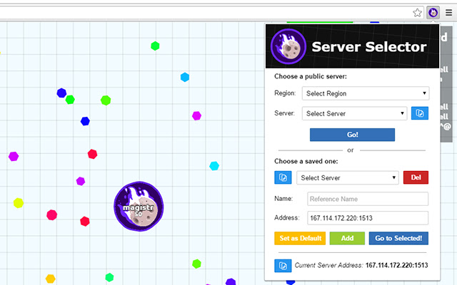 agar.io Server Selector